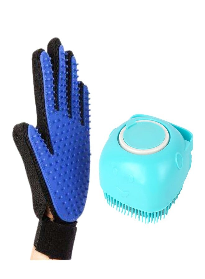 REGIIS Pet Grooming Set with Deshedding Glove and Massage Brush - Image 1